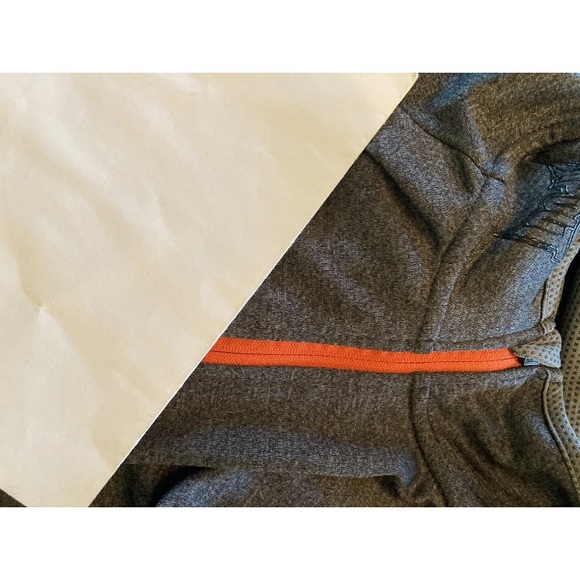 Mens Tapout 1/4 zip long sleeve gray orange pullover jacket size M - NWT - Picture 12 of 12
